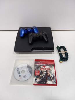 PS3 Console w/ 2 Games & 2 Controllers