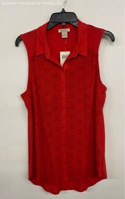 Lucky Brand Red Blouse NWT - Size XL