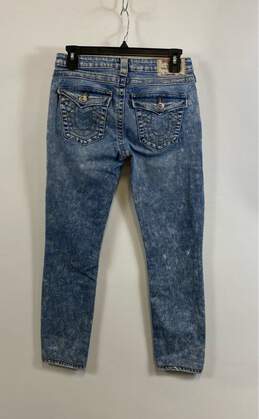 True Religion Womens Blue 5 Pocket Design Denim Skinny Jeans Size 27 alternative image