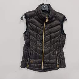 Michael Kors Women's Quilted Full Zip Down Puffer Vest Size S