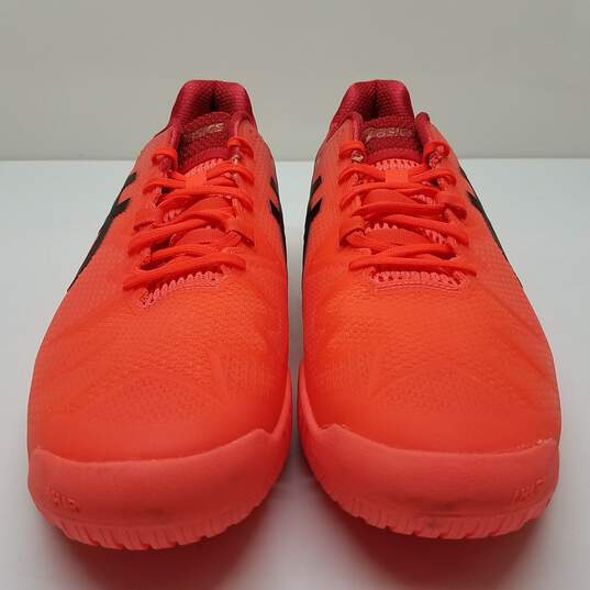 Asics Gel-Resolution 8 Sunrise Red Men's Tokyo Tennis Shoes Size 15 image number 2