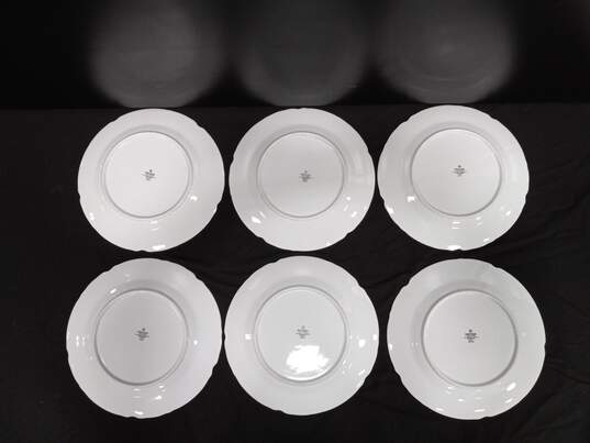 6 Vintage Mikasa China Dinner  Plates image number 3