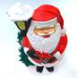 TPI Blow Mold Santa with Tree & Street Light 18" w/ Light Cord WORKS image number 2