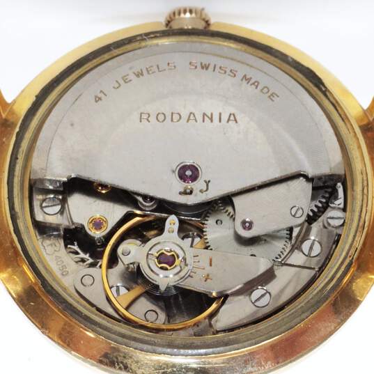 Rodania 10K Yellow Gold 41 Jewel Swiss Made Automatic Watch image number 8