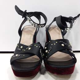 Mix No. 6 Kavita Women's Black/Red Heels Size 9