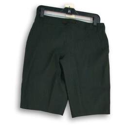 Ranger Fox Mens Black Flat Front Belted Waist Activewear Athletic Shorts Size S alternative image