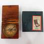Vintage AUTHENTIC MODELS Lewis & Clark Wooden Compass  Replica image number 1