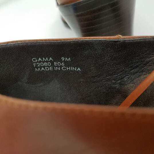 Calvin Klein GAMA Women's Cognac Brown Pointed Toe High Heel Mule US Size 9M image number 4