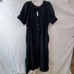 Madewell Black Cotton Size 6 Dress
