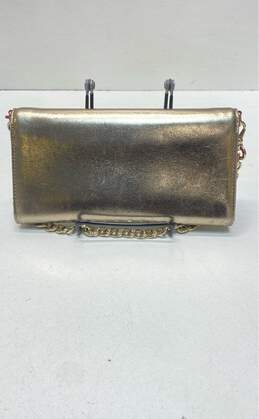 Kate Spade Leather Jane Street Trifold Wallet Gold Metallic alternative image