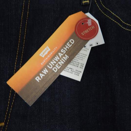 Levi's 541 Athletic Fit Stretch Raw Unwashed Denim Jeans W/ Tags Sz Men's 42x34 image number 7