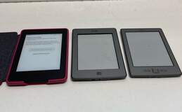 Amazon Kindle e-Readers (Assorted Models) Lot of 3