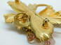 Kirks Folly Designer Gold Tone Icy Rhinestone Fairy Brooch Pendant 40.9g image number 4