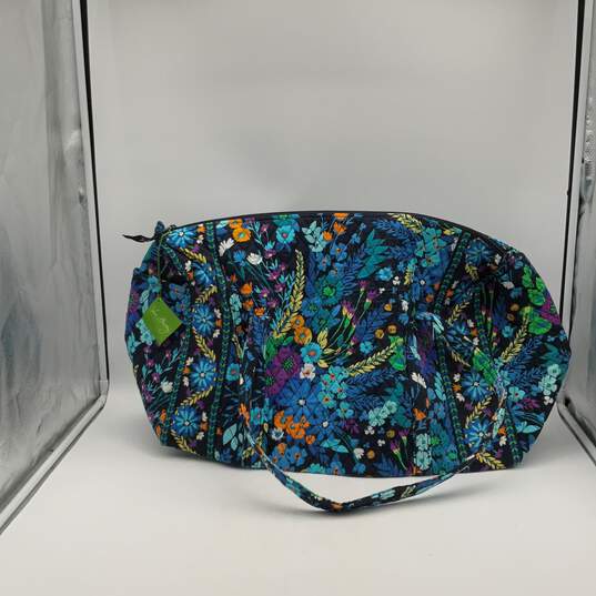 Vera Bradley Womens Multicolor Floral Zipper Double Handle Tote Bag image number 1
