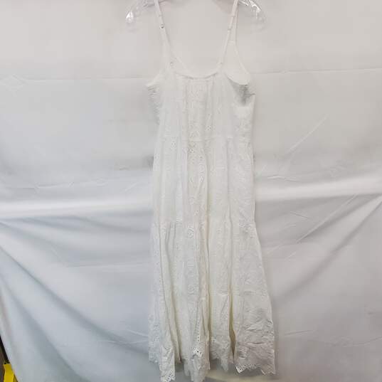 Splendid Collection White Eyelet Long Dress Size XS image number 2