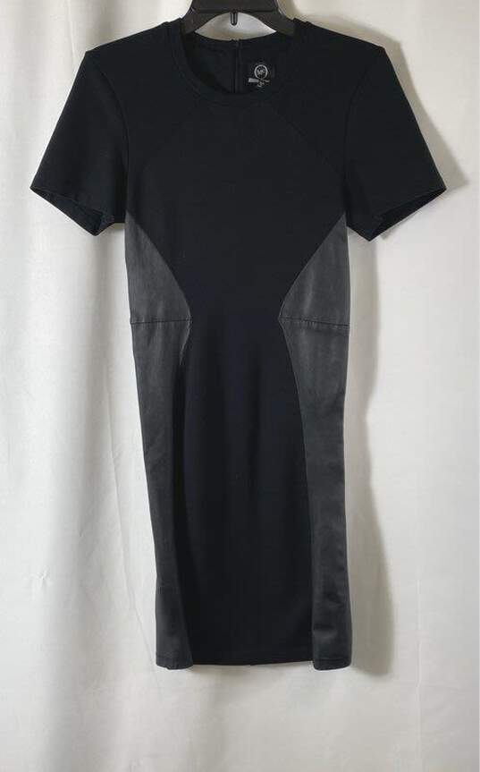 Alexander McQueen Black Bodycon Dress - Size Small image number 1