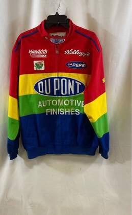 Chase Authentics Men Multicolor Jeff Gordan NASCAR Racing Jacket- M