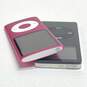 Apple iPod Nanos (Assorted Models) Pink & Black (Lot of 2) image number 3