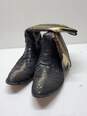 Rogers Boots Leather Faux-Snake Cowboy Boots Youth Size 11 image number 1