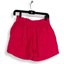 NWT Three Dots Womens Pink Double Gauze Elastic Waist Sweat Shorts Size Small alternative image