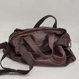 Cole Haan Brown Leather Duffle Bag alternative image