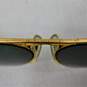 Vintage Ray Ban Bausch & Lomb Unisex Aviator Gold Frame Sunglasses w/ Case image number 4