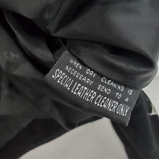 Wilsons Vintage Black Suede Cropped Lined Jacket WM Size M image number 4