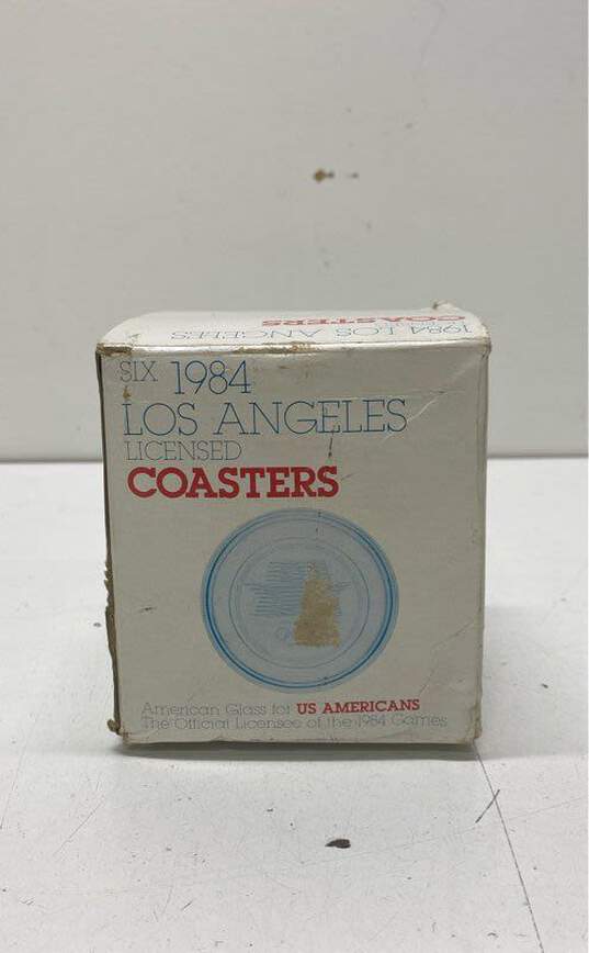 Olympics Los Angeles 1984 Collectable Glass Coasters image number 1
