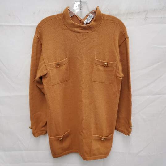 VTG St. John Chesnutt Brown Sweater Size 8 image number 1