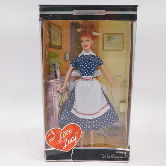 Buy The I Love Lucy Barbie Sales Resistance Episode 45 Mattel Collector Doll Iob Goodwillfinds