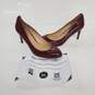 Authenticated Coach Burgundy Patent Leather Pumps Women's Size 7.5B image number 1
