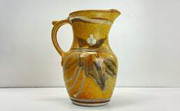 Robin Hopper Hand Thrown Art Pottery / Tableware 9in Tall Pitcher/ Signed