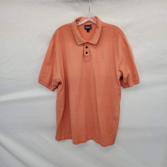 Patagonia Coral Organic Cotton Polo MN Size XL image number 1