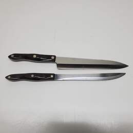 Lot 2 Cutco Chef's And Serrated Carving Knives