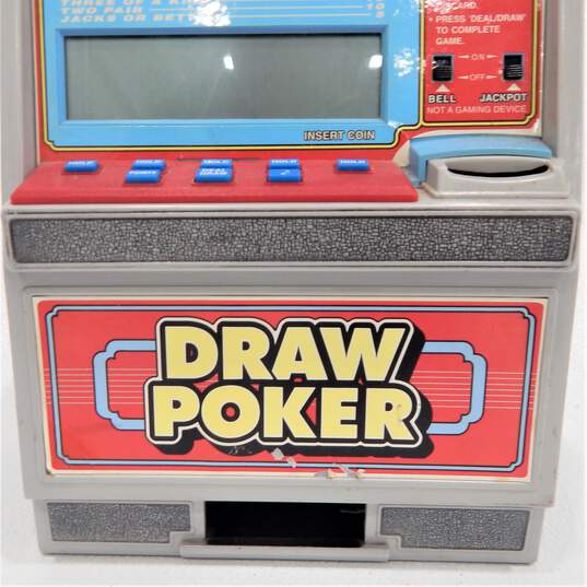 Las Vegas Draw Poker Battery & Coin Operated Toy Machine TESTED image number 3