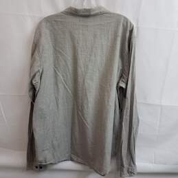 Patagonia Long-Sleeved Organic Cotton Slub Poplin Shirt Grey Size XXL alternative image