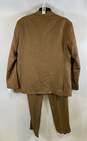 Jack Martin Mens Tan Long Sleeve Single Breasted 2 Piece Suit Pants Size 44 image number 2