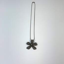 Designer Silpada 925 Sterling Silver Spring Ring Flower Pendant Necklace alternative image
