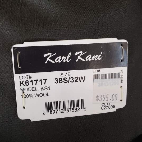 Karl Kami Men Green Suit Set Sz 38 NWT image number 5