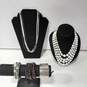 Bundle of Black and White Fashion Jewelry image number 1