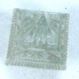 Waterford Crystal Faceted Pyramid Paperweight Figurine/Retired alternative image