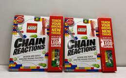 Lego Chain Reactions Stem Activity Book Lot Of 2