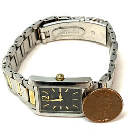 Designer Seiko Two-Tone Stainless Steel Rectangle Dial Analog Wristwatch alternative image