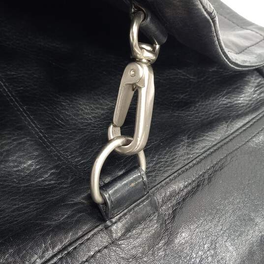 Levenger Black Leather Handbag image number 4