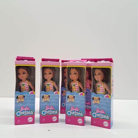 Bundle of 8 Barbie Club Chelsea Doll with Pinapple Suit image number 5