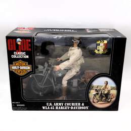 G.I. Joe U.S. Army Courier & WLA 45 Harley-Davidson Motorcycle Figure(Sealed)