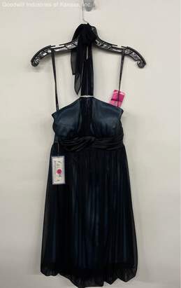 Morgan & Co. Black Blue Casual Dress NWT - Size S