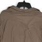 NWT Adrianna Papell Womens Brown White Spread Collar Long Sleeve Blouse Top 2X image number 4