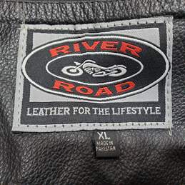 River Road Genuine Leather Motorcycle Riding Chaps Men's XL alternative image