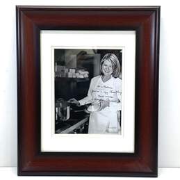 Framed, Matted & Signed 8" x 10" Photo of Martha Stewart alternative image